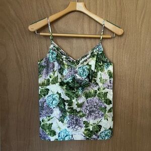 NWT Ann Taylor Floral Print Camisole Top